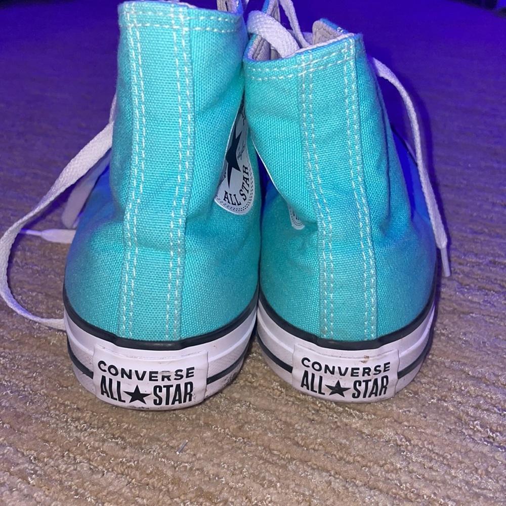 teal converse - Picture 3 of 5